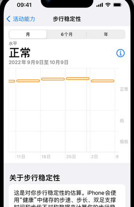 夷陵iPhone手机维修如何在iPhone开启'步行稳定性通知'