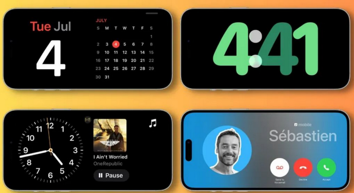 夷陵苹果手机维修分享iOS17横屏充电待机显示有什么好处 