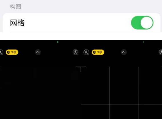 夷陵苹果手机维修网点分享iPhone如何开启九宫格构图功能