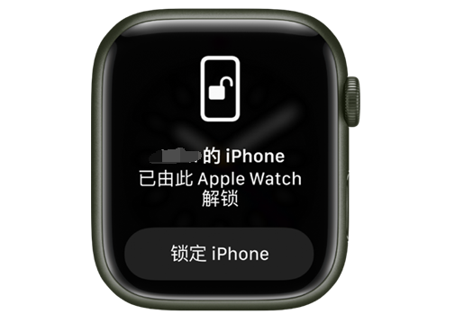 夷陵苹果手机维修分享用 AppleWatch 解锁配备面容 ID 的 iPhone方法 