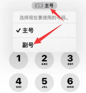 夷陵苹果14维修店分享iPhone 14 Pro Max使用副卡打电话的方法 