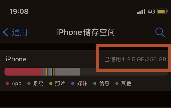 夷陵苹果13维修分享iPhone13如何查看剩余内存 
